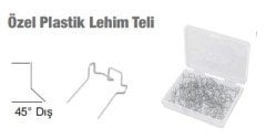 Özel Plastik Lehim Teli Tampon Tamir 45° Dış 0,8 mm Tel Kalınlığı