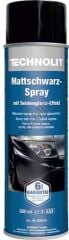 Technolit siyah mat sprey boya 500 ml.