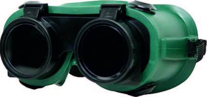 Katlanır kaynakçı gözlüğü yeşil