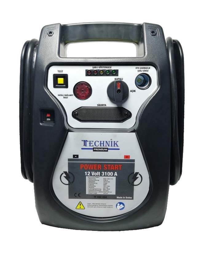 Power start 12v akü takviye cihazı 3100 amper