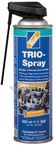 Trio Spray  Kerosin İçerikli Özel Bakım Spreyi Temizler/ Yağlar/ Korur .