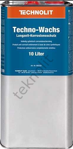 Koruyucu Şeffaf Mum Techno Wachs 10lt
