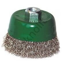 Çanak Tipi Paslanmaz Tel Fırça Ø 75