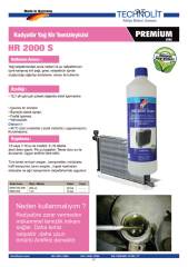 H-R 2000 S Emniyetli radyatör Temizleyici 1000 ml