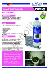 H-R 2000 S Emniyetli radyatör Temizleyici 500 ml