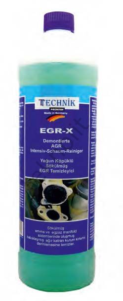 Technik egr-x pro köpüklü sökülmüş egr temizleyici 1000 ml.