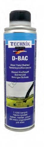 Technik dizel bakteri temizleyici 300 ml.
