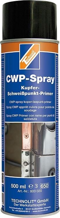 Technolit bakır boya sprey %50 bakır alaşım punta kaynak astarı 500 ml.